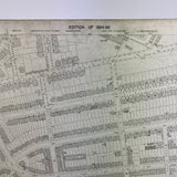 Original Land registry map of Hampstead circa 1900.