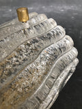 Pair of Murano  Glass Wall Lights circa 1970 .