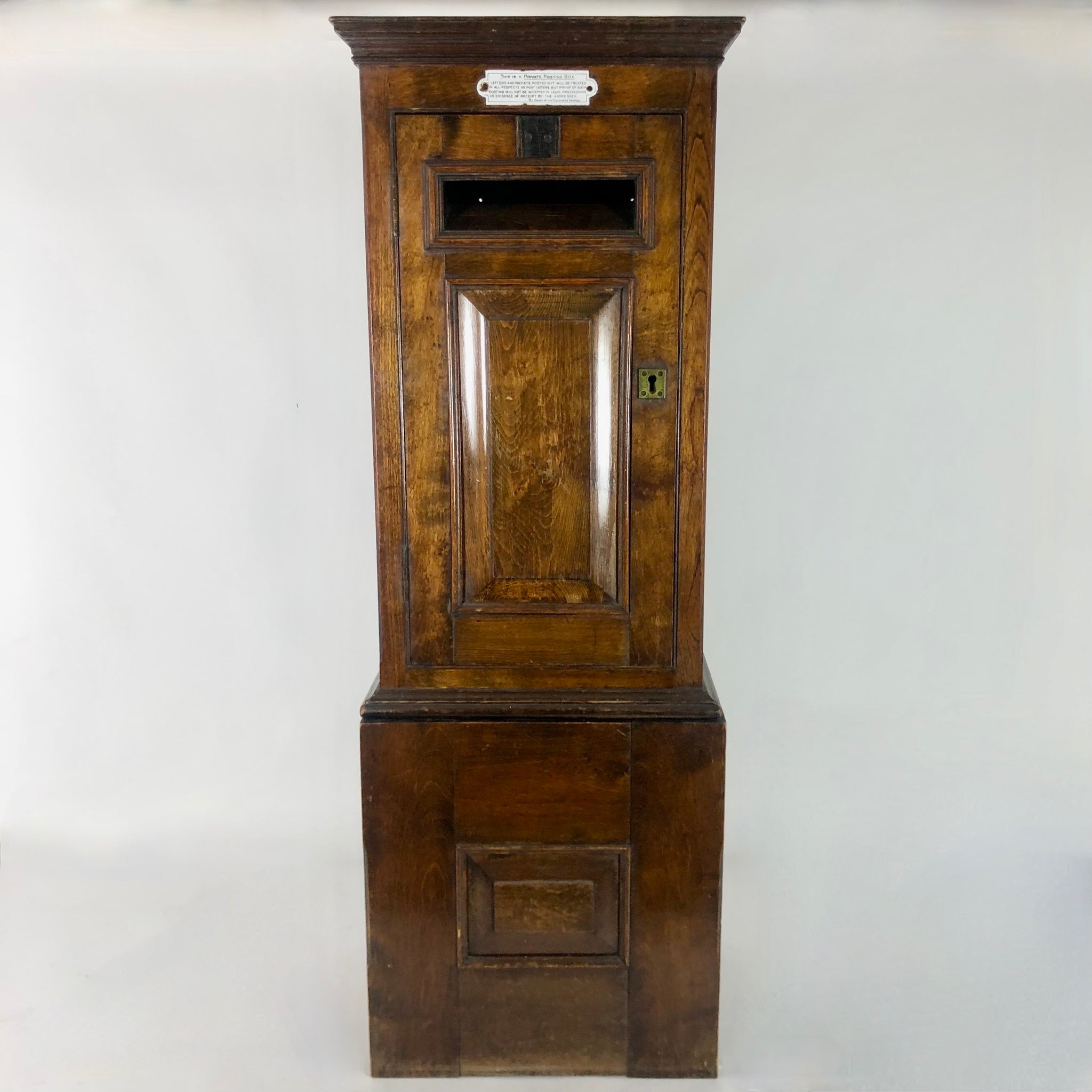 Original late 19th century country house post box.