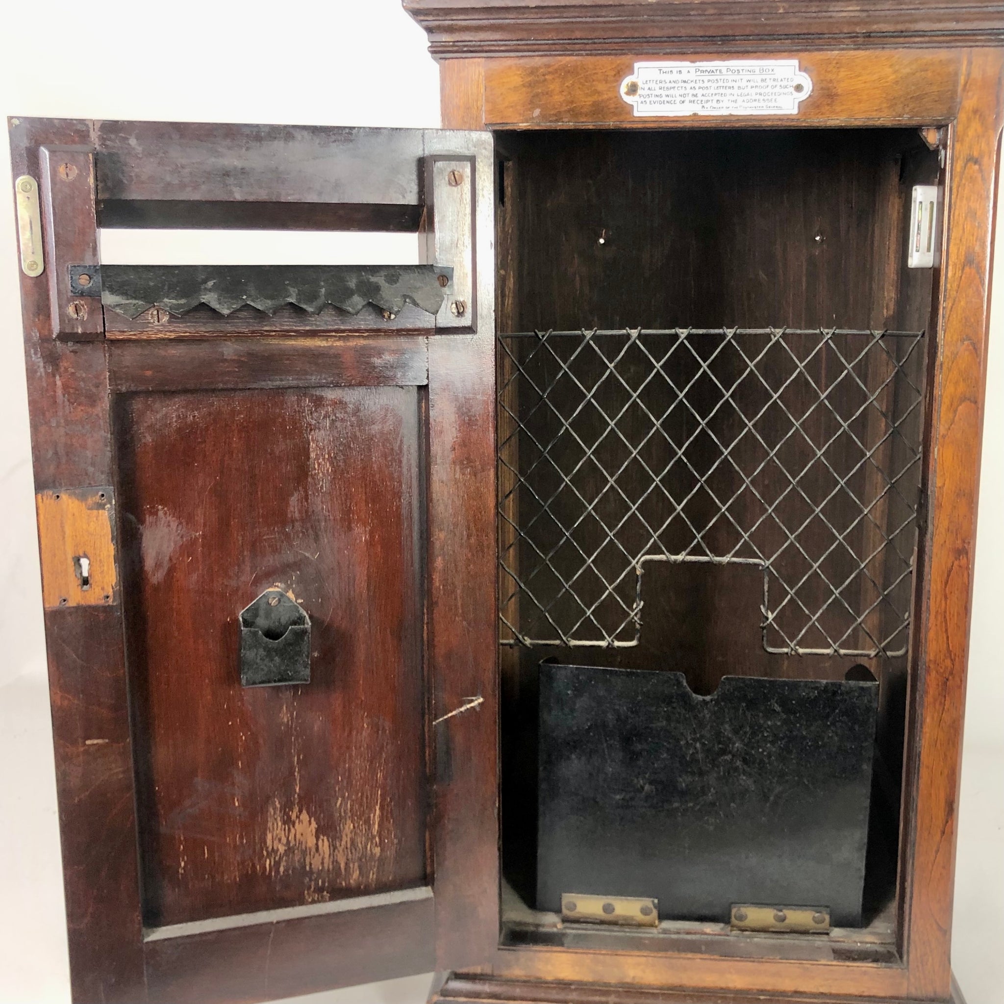 Original late 19th century country house post box.