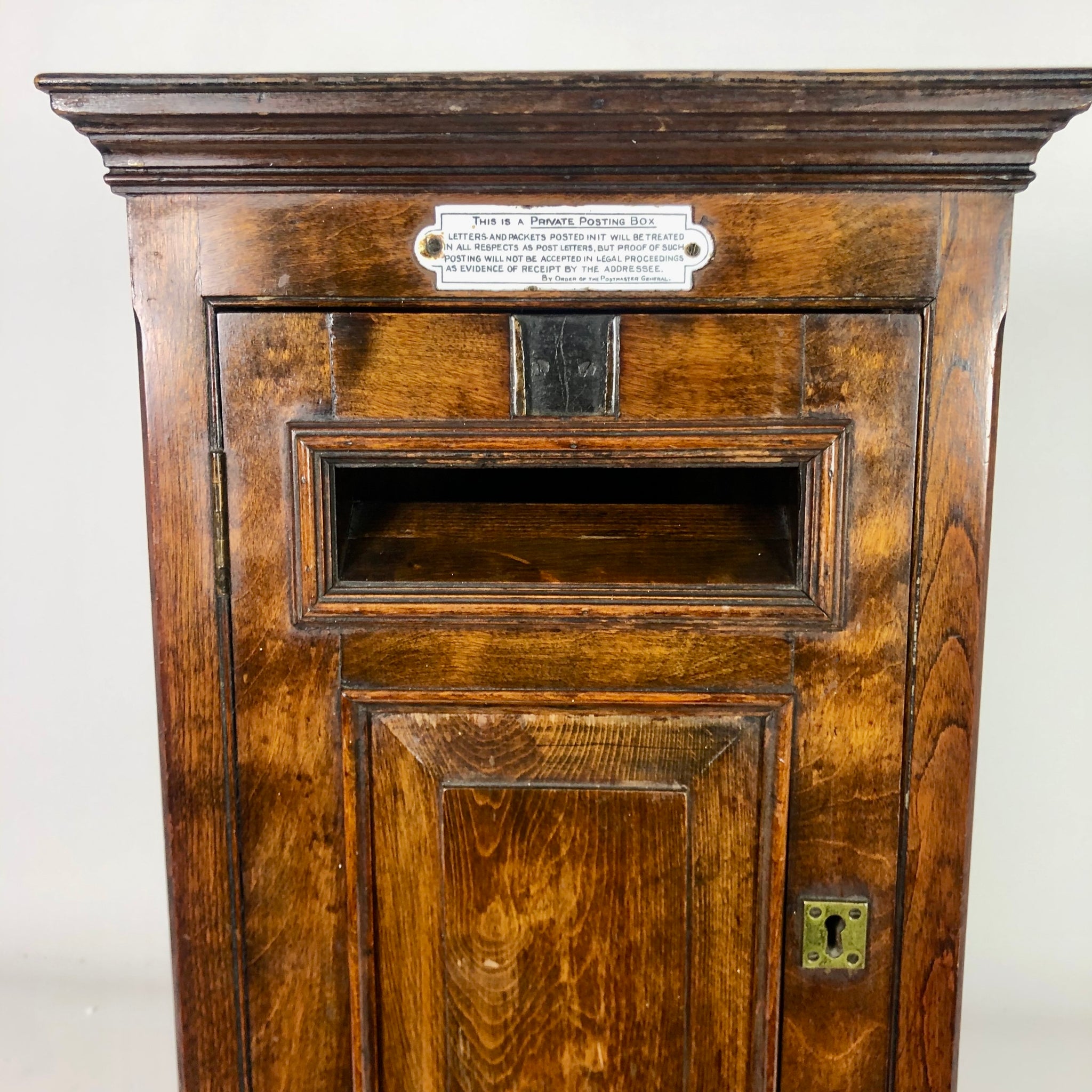 Original late 19th century country house post box.