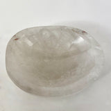 Solid rock crystal bowl.