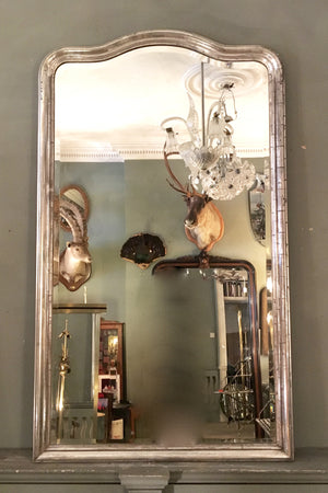 X Large Silver Mirror