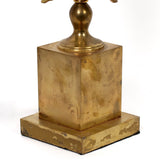 Fine quality  French 1970's brass table lamp  in the style of Maison Charles