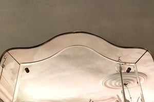 X French venetian style mirror circa 1950.