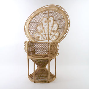 Unusual and very decorative mid century' Emanuelle' chair.