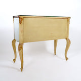 Decorative french mirrored chest of drawers circa 1920.