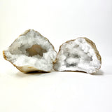 White quartz Quartz geode .