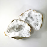 White quartz Quartz geode .