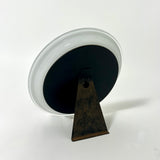 1970's circular Murano glass photo frame.