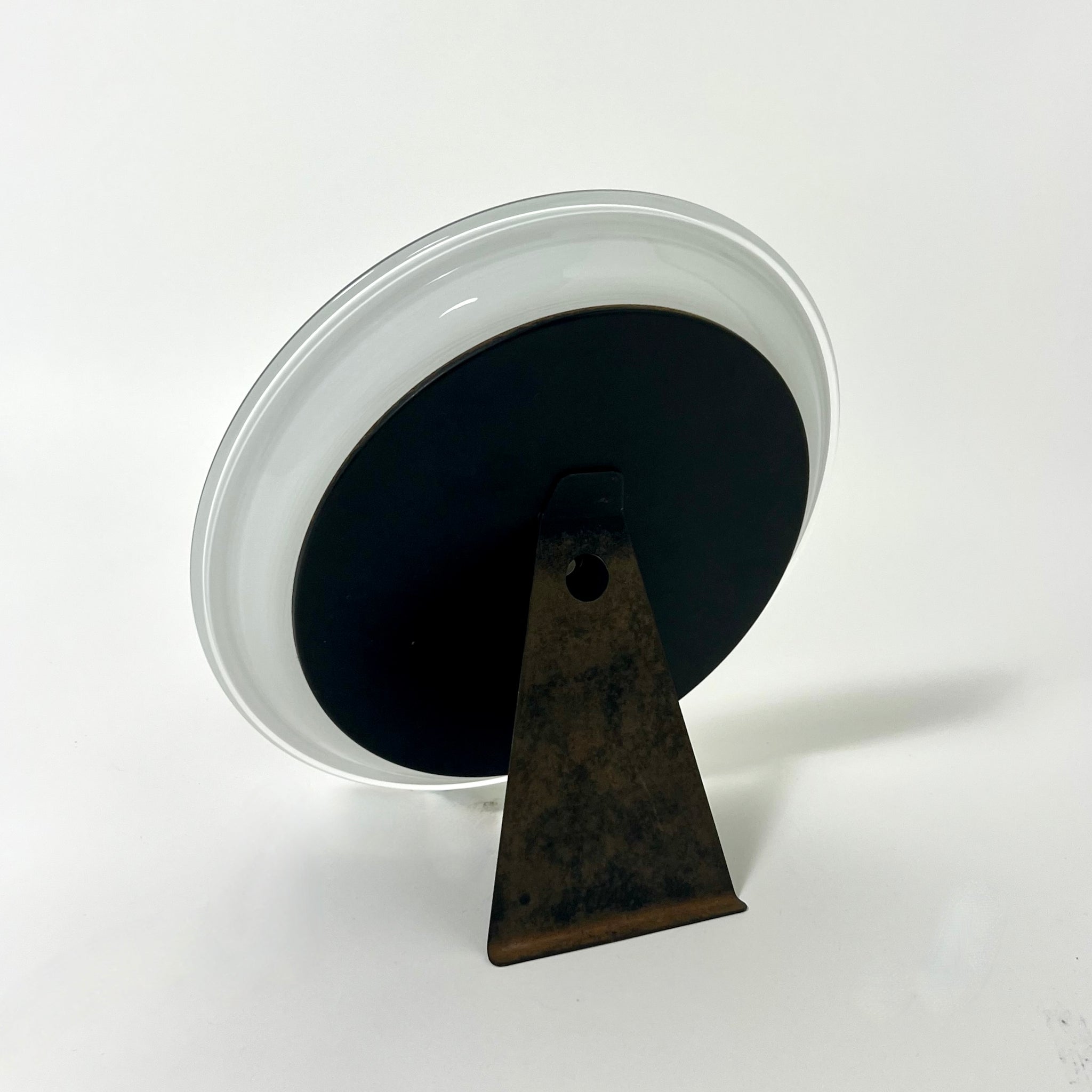 1970's circular Murano glass photo frame.