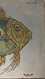 Painting of a Zeus Fabre by J .Noakes dated 67