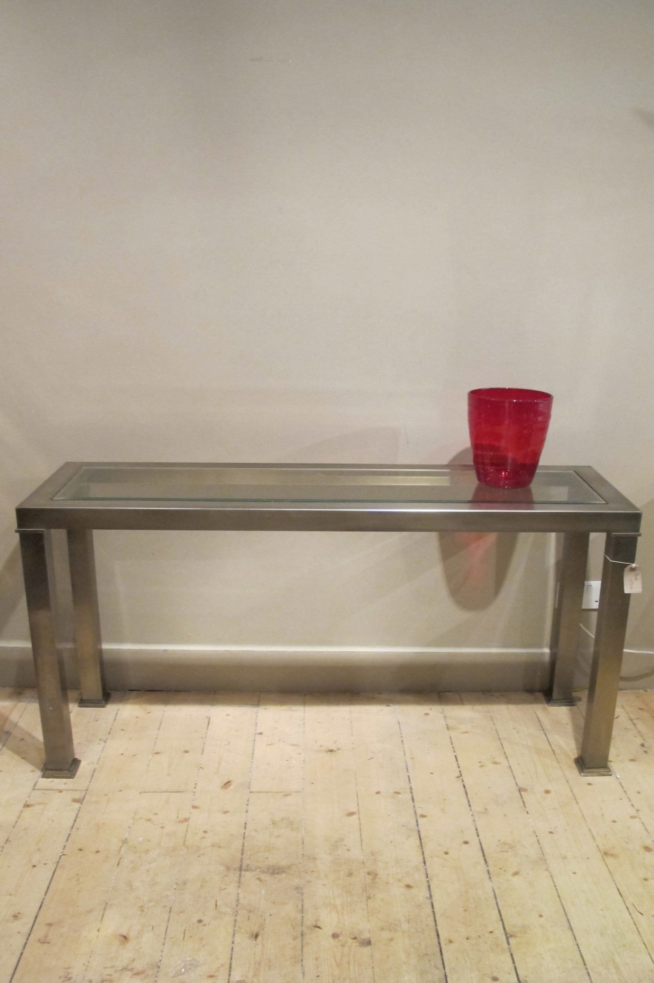 1970's steel console