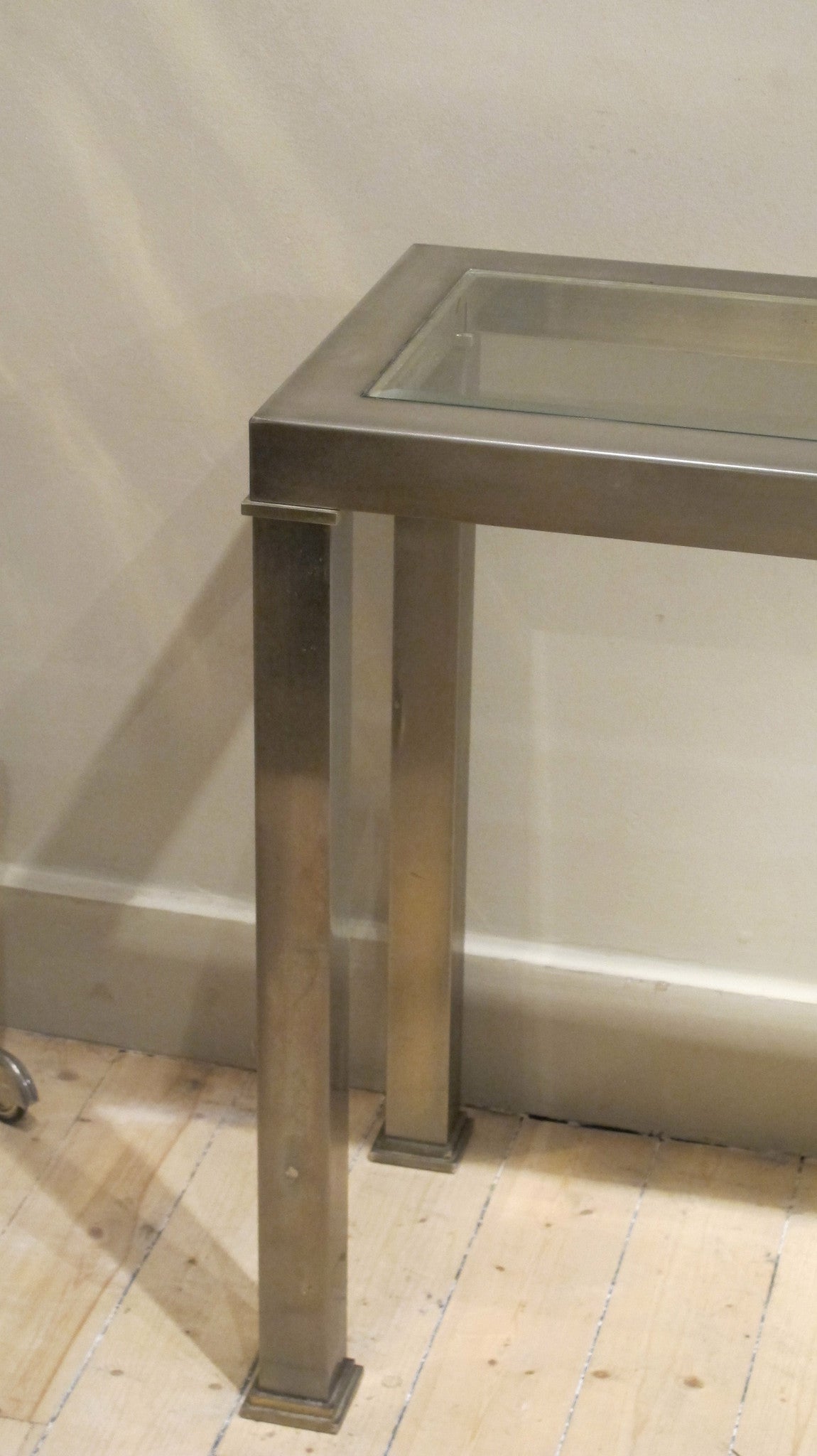 1970's steel console