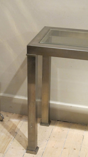 1970's steel console