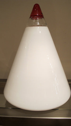 X A large Murano glass Table Lamp designed by Giusto Toso for Leucos