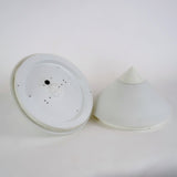 Pair of large Italian cone ceiling lights suitable for ceiling or wall.