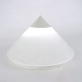 Pair of large Italian cone ceiling lights suitable for ceiling or wall.