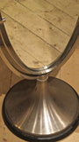 X Italian mid century free standing cheval mirror .