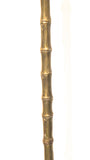 X Bronze faux bamboo  floor lamp in the style of Bagues.