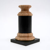 Ebonised, hand turned wood display base.