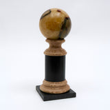 Ebonised, hand turned wood display base.