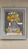 X Pair of classical Italian Collage`s  in original hand finished grey frames.