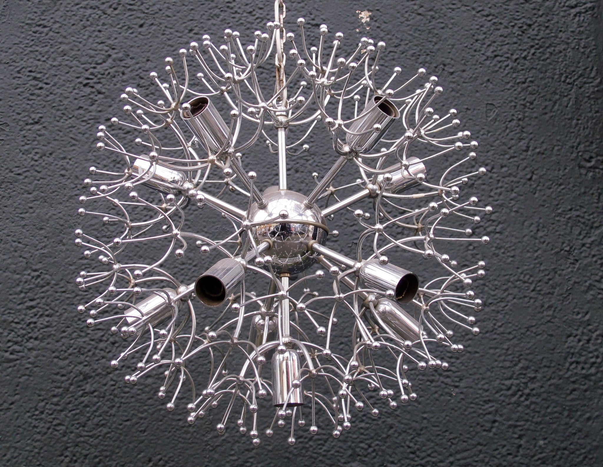 X Chrome sputnik Chandelier
