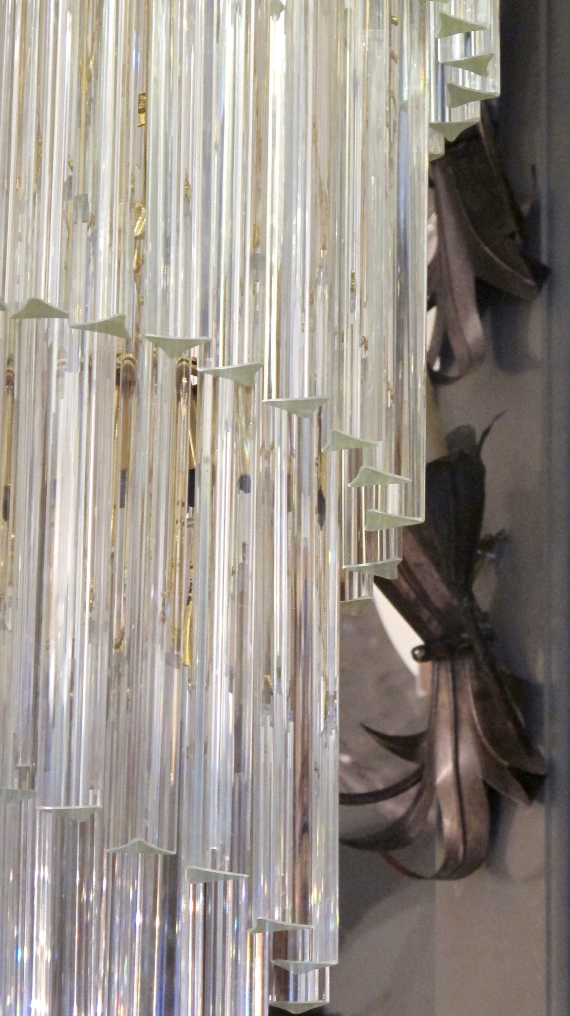 X  Huge spiral Venini crystal Chandelier