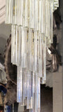 X  Huge spiral Venini crystal Chandelier