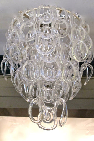 X Original Mangiarotti 1970s  chandelier