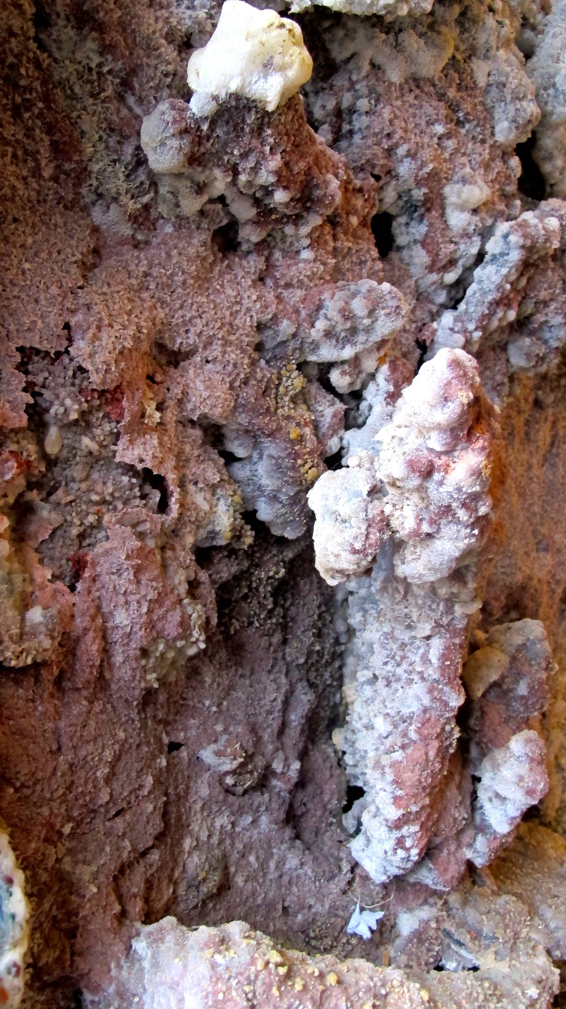 X Very large and rare Brazilian floor standing geode with unpolished formations of amethyst and quartz.