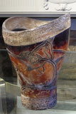 X Unusual  resin vase.