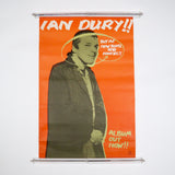 Original  Ian Dury and the blockheads 1977 promo poster.