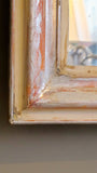X Large Louis Philippe Silver and Gold Mirror