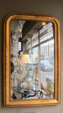 Large Louis Philippe Style Gold  Mirror.