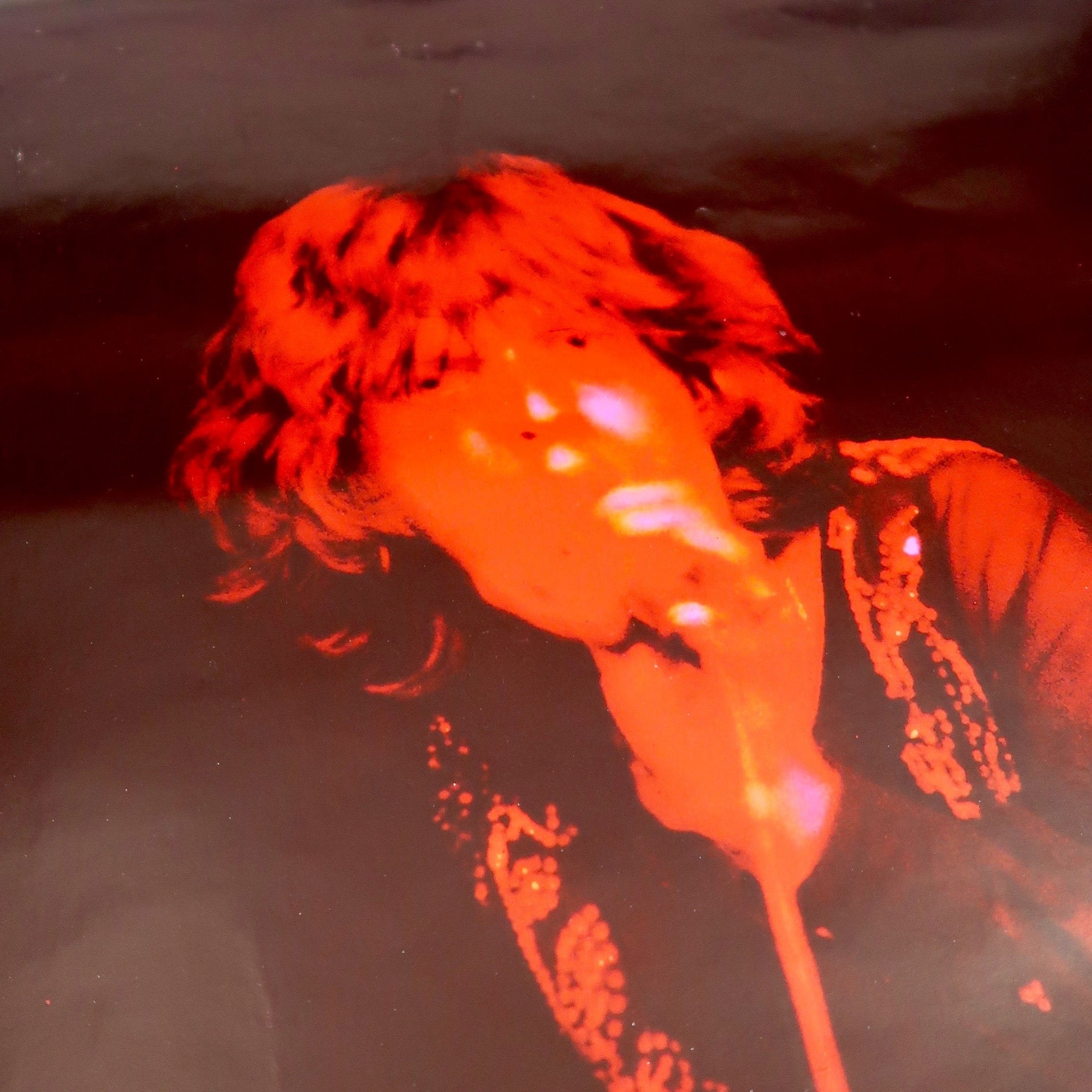 Original 1970's Psychedelic  poster of Mick Jagger