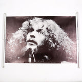 Original black and white 1970's poster of Jethro Tull .