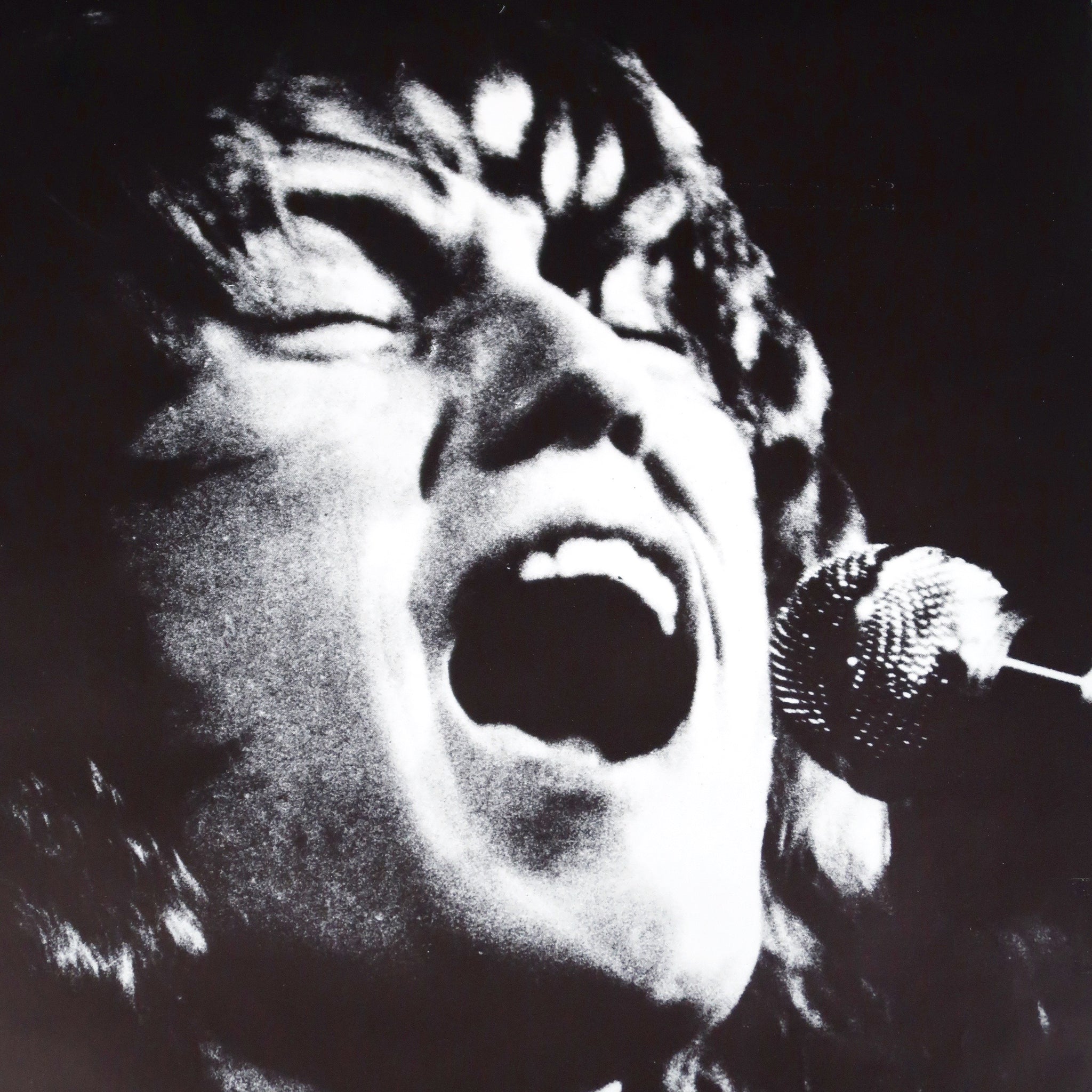 Original black and white 1970's poster of Alvin Lee .