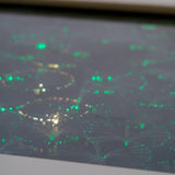 Fantastic 1970's fibre optic table .