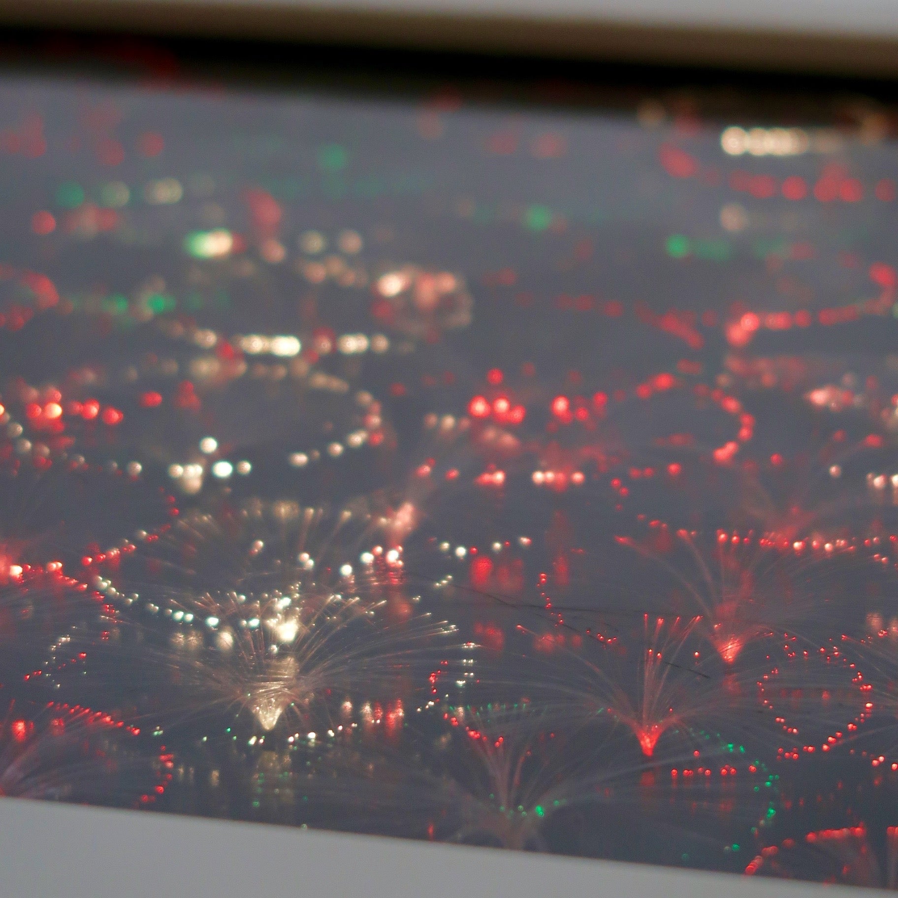 Fantastic 1970's fibre optic table .