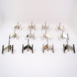 Extremely rare set of 6 Modernist Scolari wall lights . (3 Pairs only)