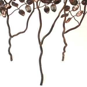 Pair of highly decorative Italian wrought iron room dividers .