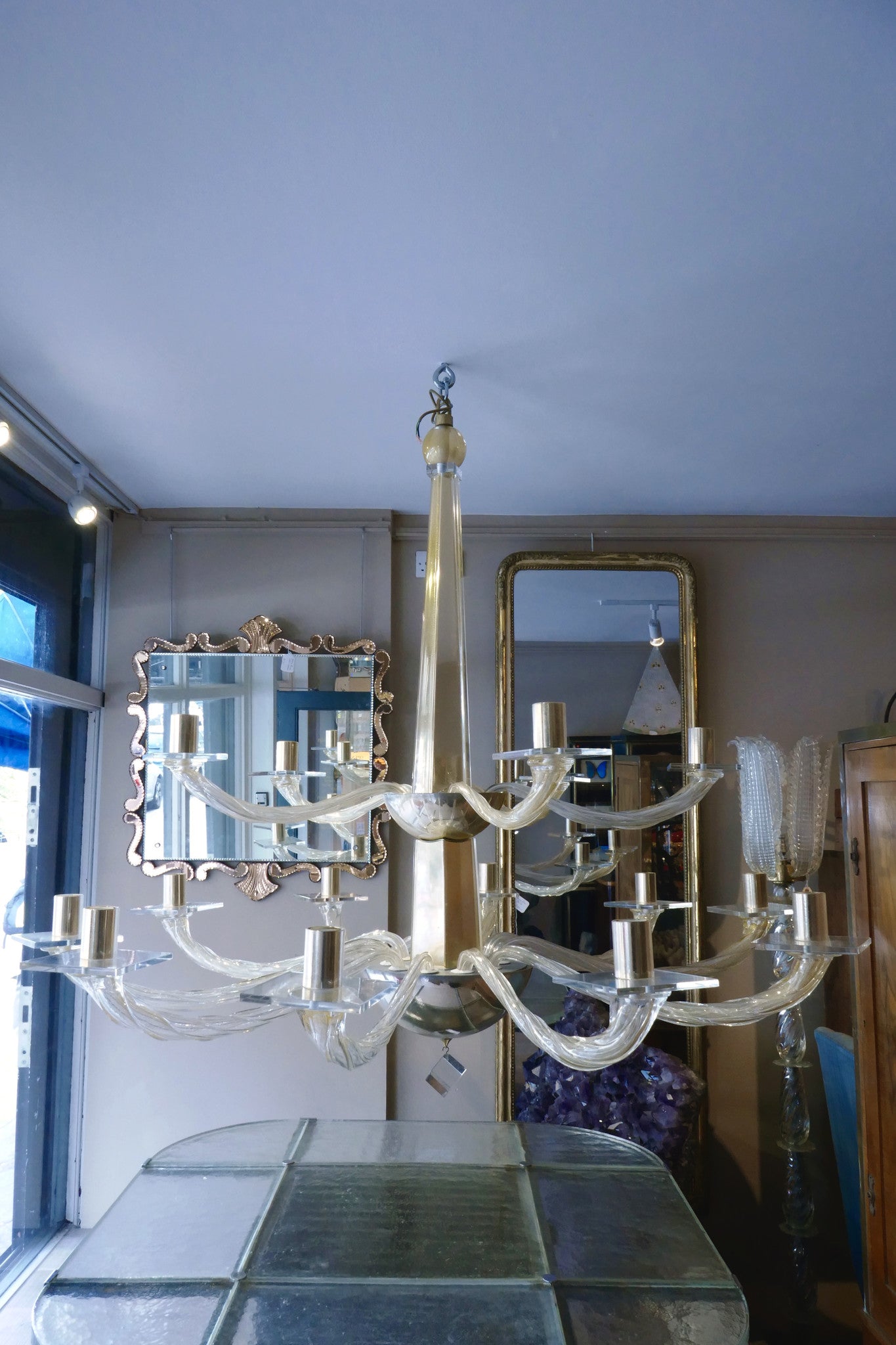 X A Donghia Stellare Grand Murano chandelier