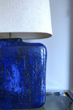 X Blue Ceramic Table Light