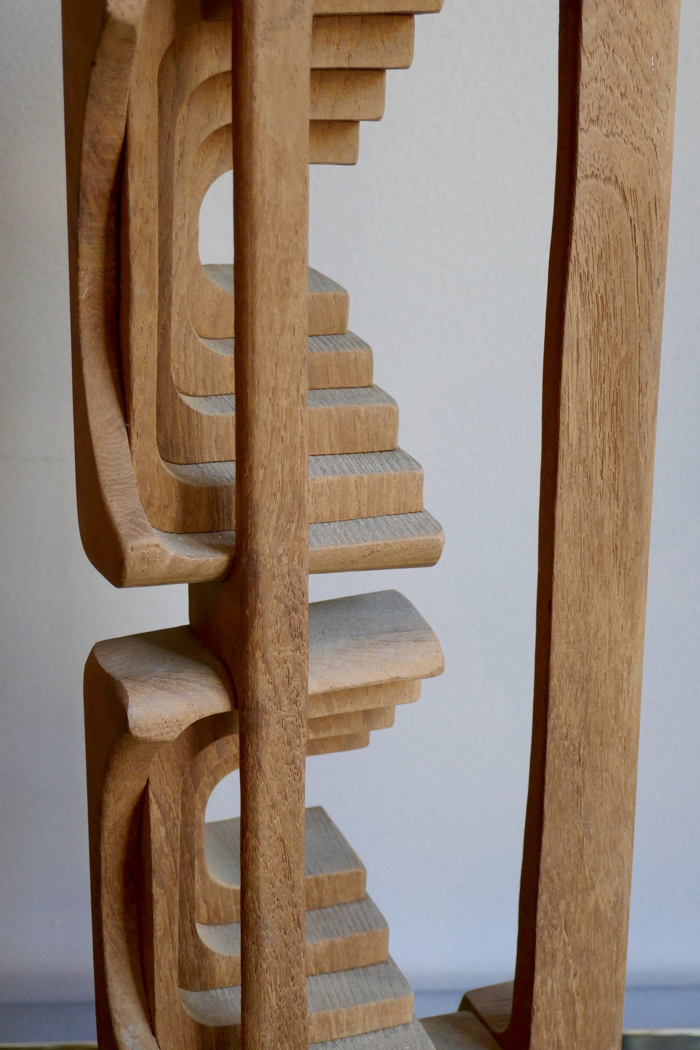 Wooden Abstract Sculpture by Brian Wilshire