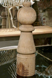 X Gigantic Carved  Wood Chess Set 32 pieces (complete) circa 1960