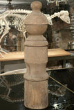 X Gigantic Carved  Wood Chess Set 32 pieces (complete) circa 1960