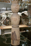 X Gigantic Carved  Wood Chess Set 32 pieces (complete) circa 1960