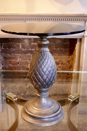 X 1970s Pineapple Base brass side Table .